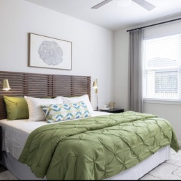 bedroom with spacious areas